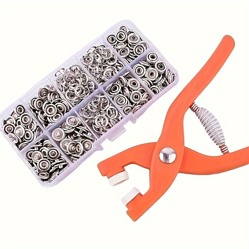 Snap Fastener Set - Juego de 50 Pinzas Manuales para