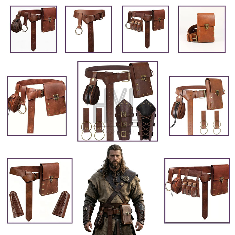 Prop For Cosplay - Conjunto de Accesorios Medievales Vikingos, Accesorios
