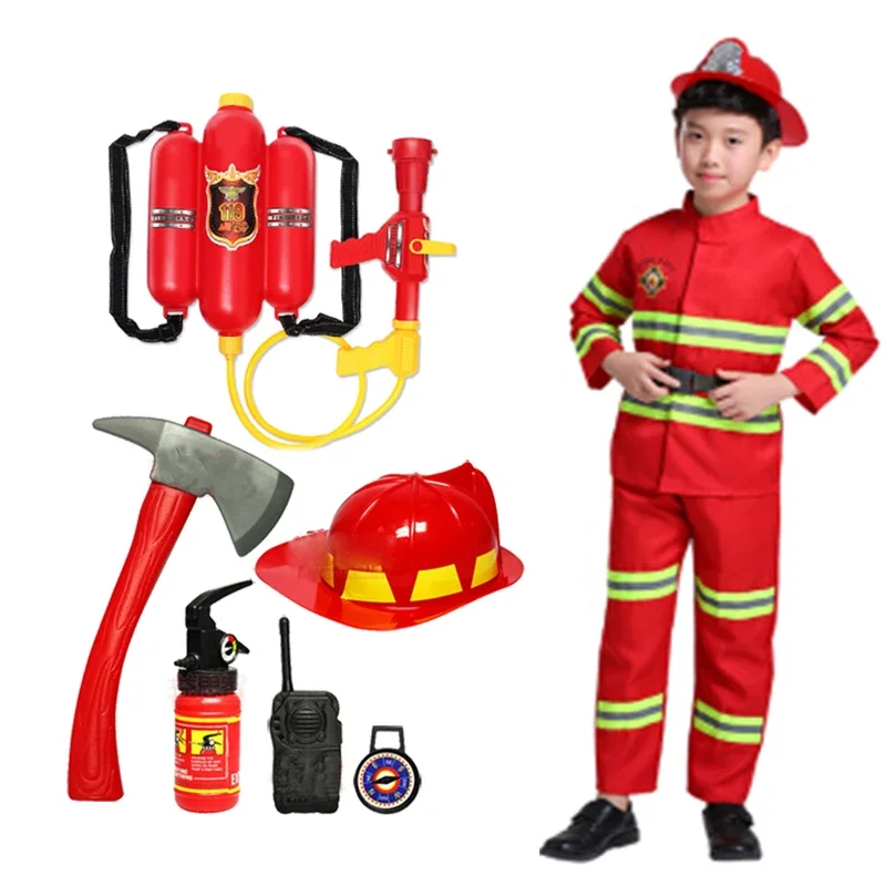Cosplay Prop Works - Nuevo uniforme de bombero Sam, disfraz