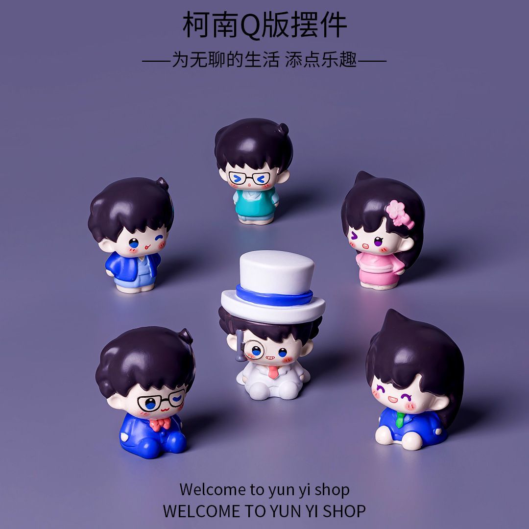 Cosplay Floating Prop - Figuras de Resina de Detective Conan,