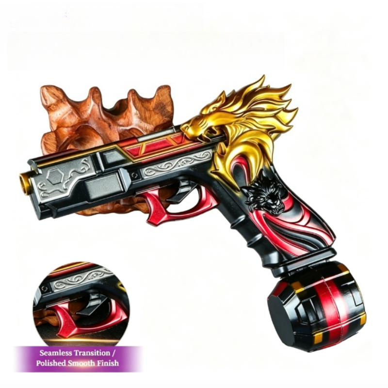 Cosplay Prop Pistol - Modelo de Adorno de Aleación, Accesorio