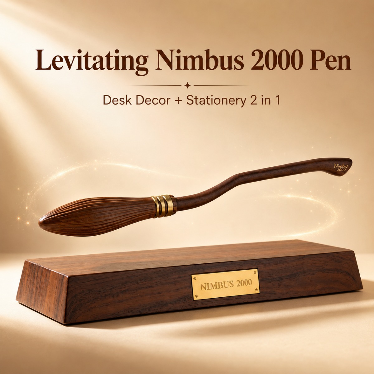Cosplay Floating Prop - Haries Penggemar Nimbus 2000 Bolígrafo Flotante