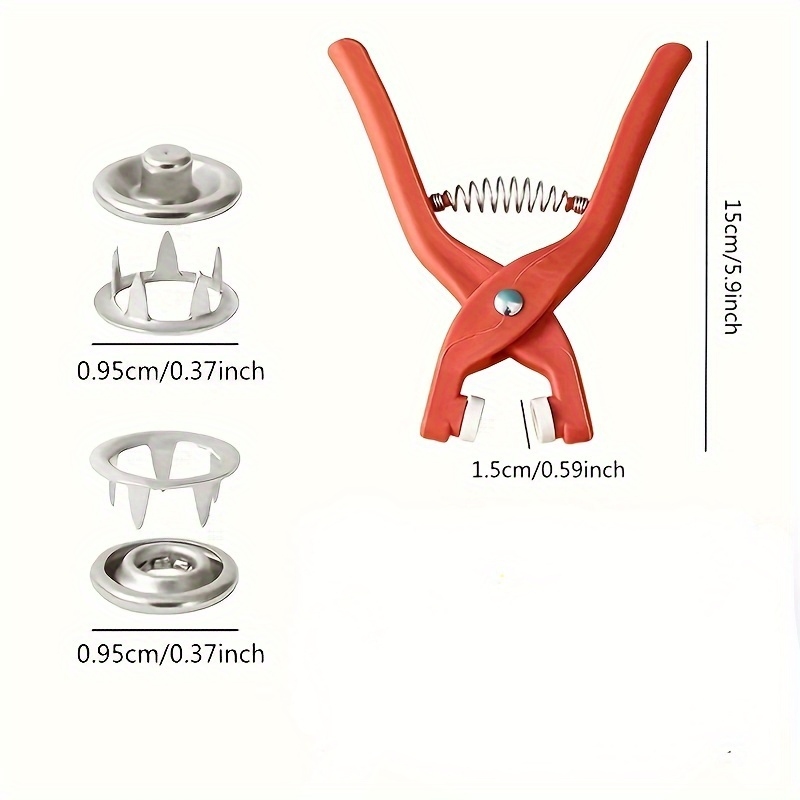 Juego de 50 Pinzas Manuales pa - Snap Fastener Set reseña y precio