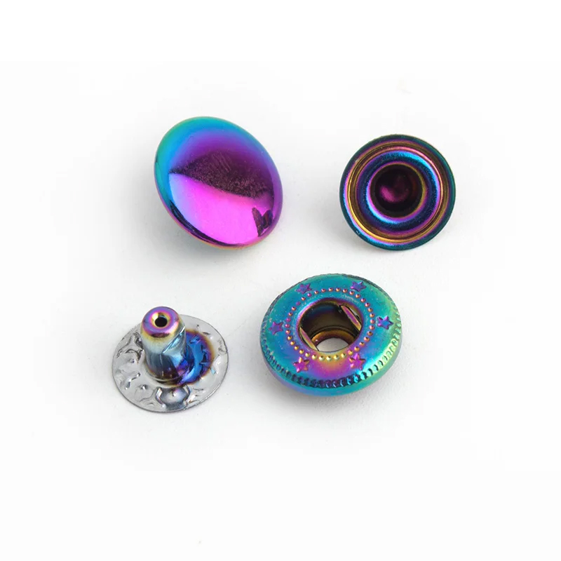 20-100 juegos Arco Iris 12mm 1 - Snap Fastener Set reseña y precio