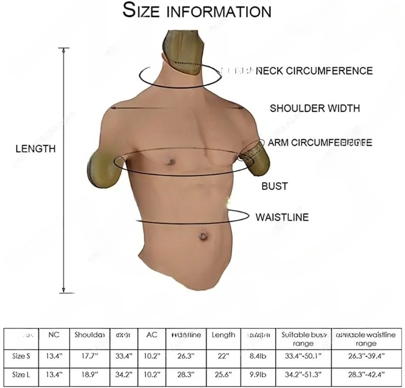 Traje de medio cuerpo de pecho - Cosplay Prop Designer reseña y precio