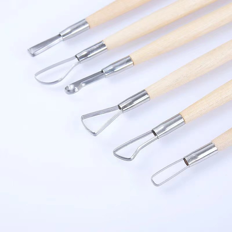 6 uds mango de madera cera cer - Craft Knife Set reseña y precio